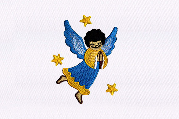 Angel Girl Embroidery Design for Etsy Sellers