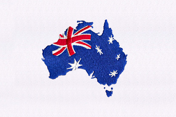 Australia Flag Map: A Stitchable Tribute for Handmade Gifts
