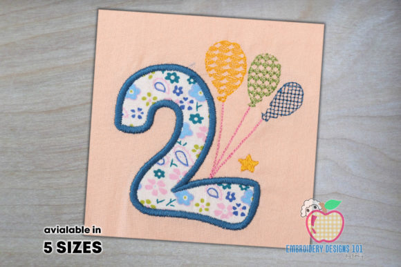 Birthday Number 2 with Colorful Balloons: Designer Review