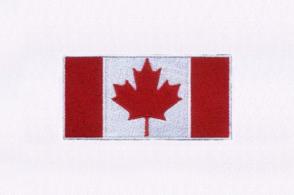 Bordered Canada Flag Design: A Gift Embroidery Review