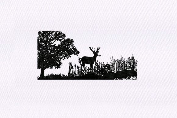 Forest Silhouette: A Seasonal Embroidery Design Review