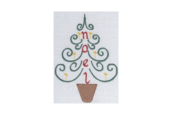 Noel Tree: A Designer's Take on This Holiday Embroidery Classic