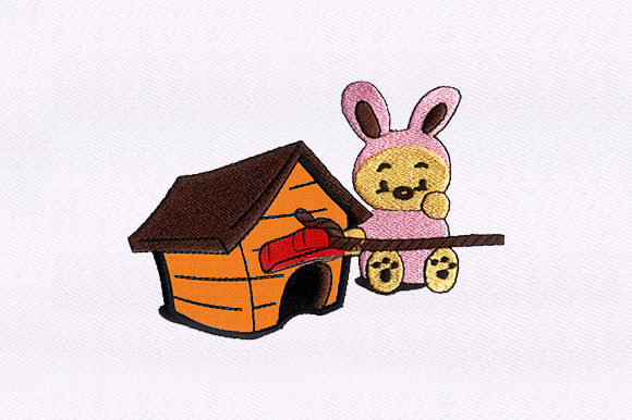 Rabbit Teddy Bear: A Professional Embroidery Design Review
