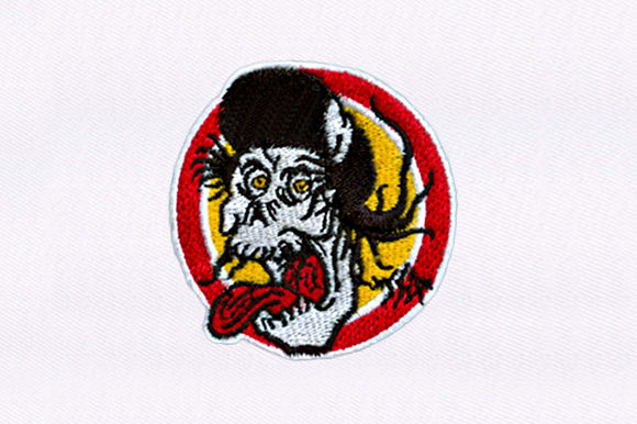 Wild Skull Face: A Designer's Halloween Embroidery Review
